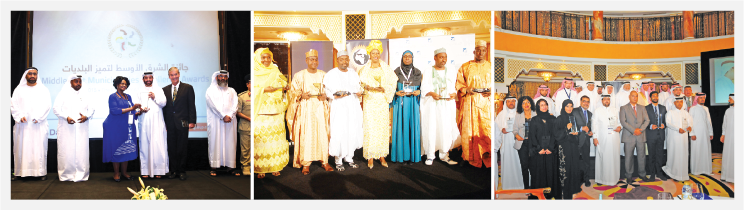 Role model leaders at Middle East past excellence awards ceremonenies